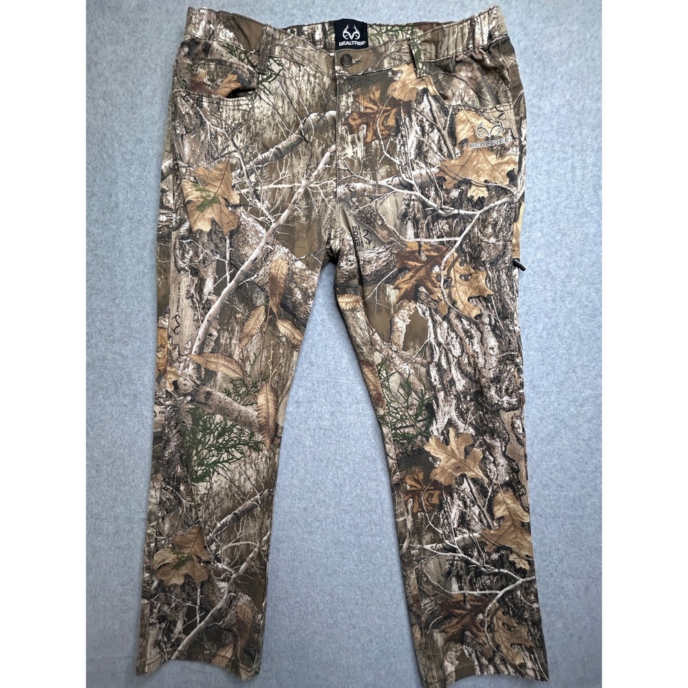 Realtree Edge Camo Hunting Pants Mens Medium 32-34 Camouflage Pocket